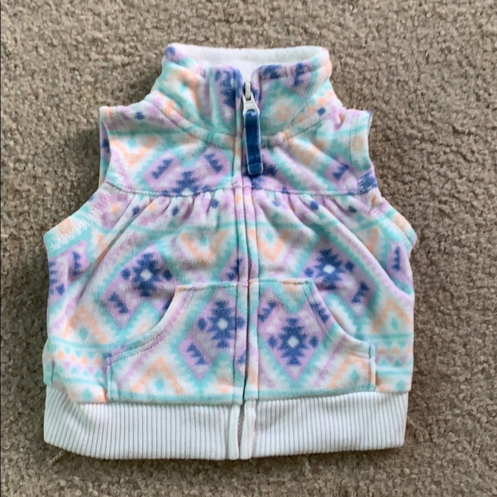 Brand New Newborn Fleece Vest
